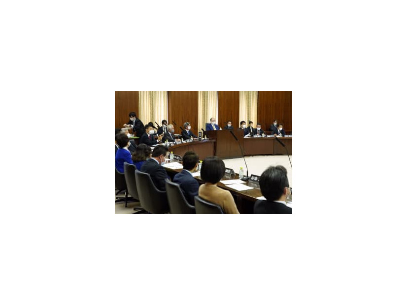 実質討議を行った参院憲法審査会＝23日、国会