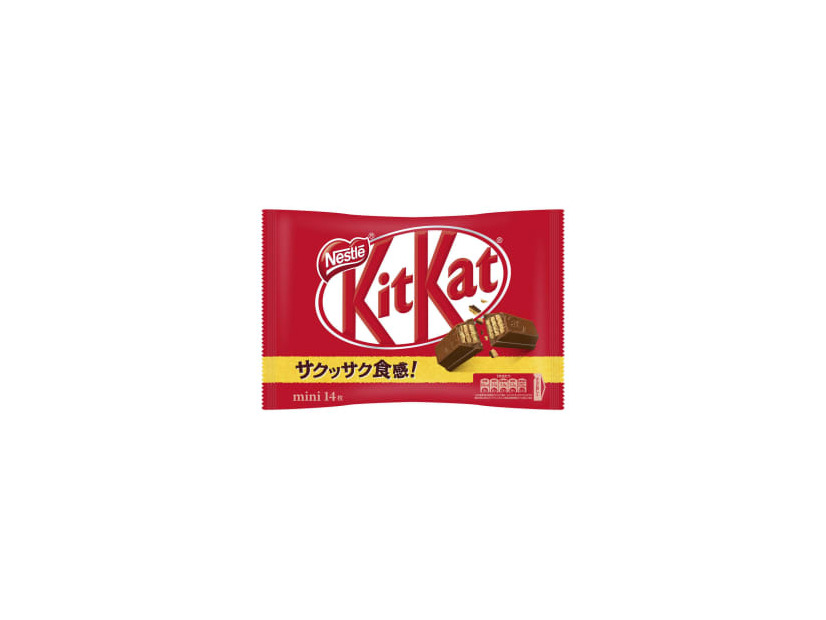 内容量が14枚入りから13枚となる「キットカット　ミニ」