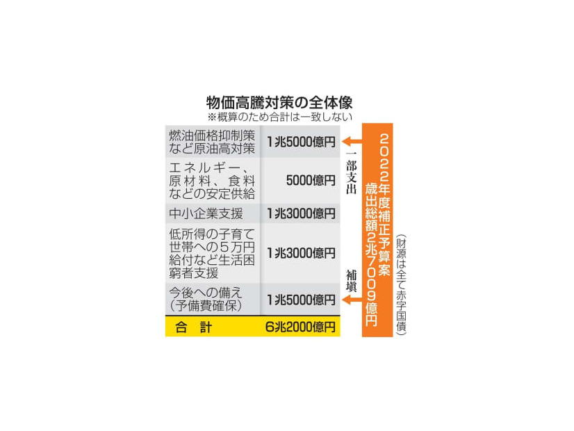 物価高騰対策の全体像