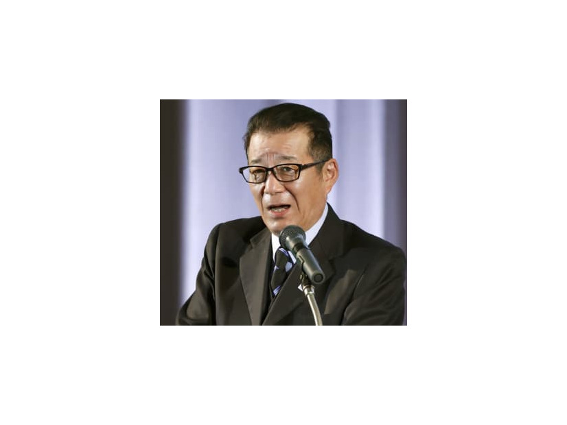 3月、日本維新の会の党大会であいさつする松井一郎代表＝大阪市内のホテル