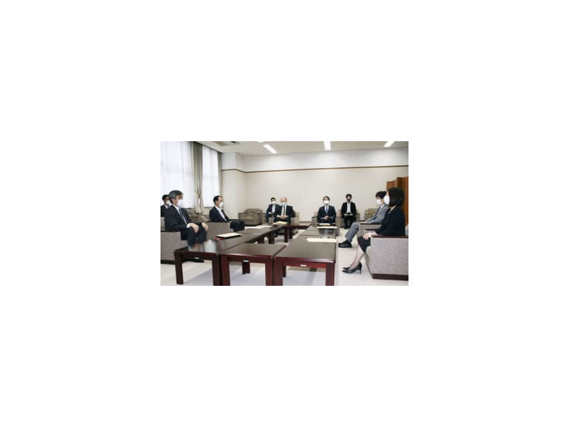 財務省、金融庁、日銀の幹部による情報交換会合＝10日午後、財務省
