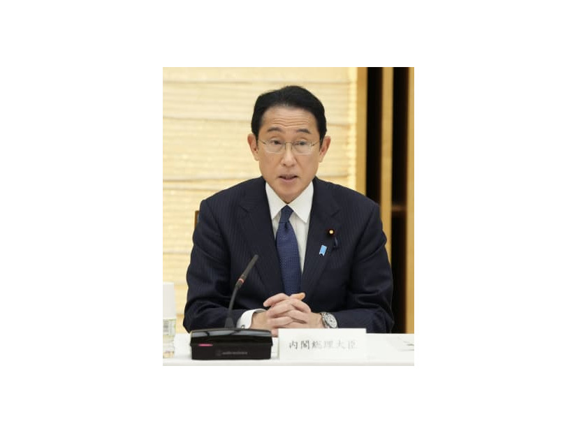 国家戦略特区諮問会議の会合であいさつする岸田首相＝13日午後、首相官邸