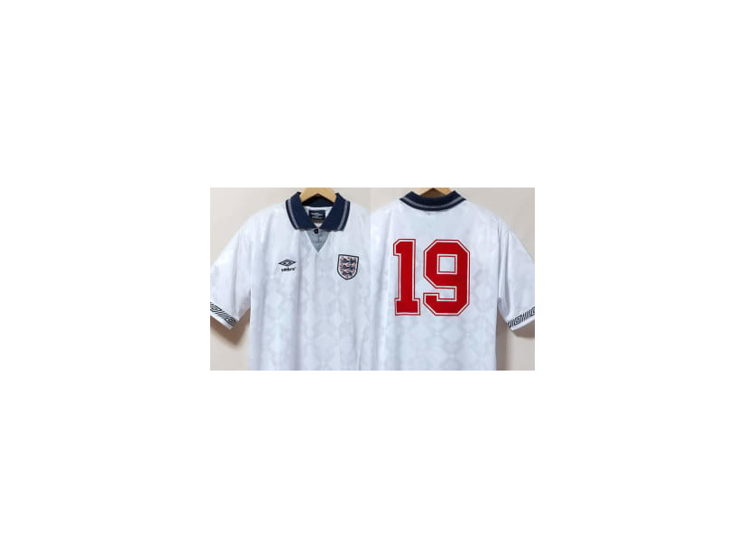 復活希望の襟付きデザイン！イングランド代表「1990イタリアW杯」ユニフォーム