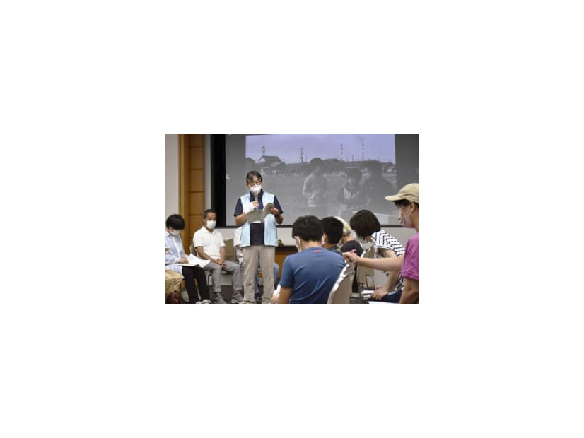 四日市公害訴訟の判決から50年となり、三重県四日市市で開かれた市民集会＝24日午後