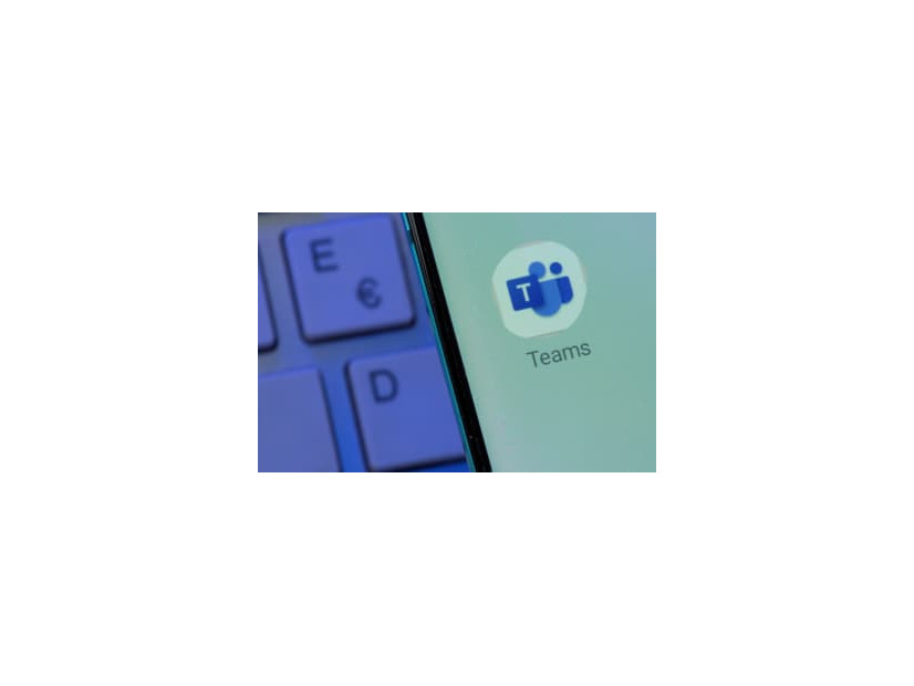 米マイクロソフトのアプリ「チームズ」のロゴ（ロイター＝共同）