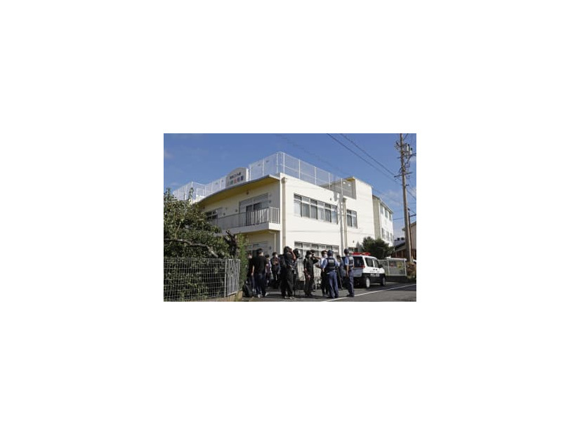 園児が通園バスに取り残され死亡した静岡県牧之原市の川崎幼稚園＝6日午前