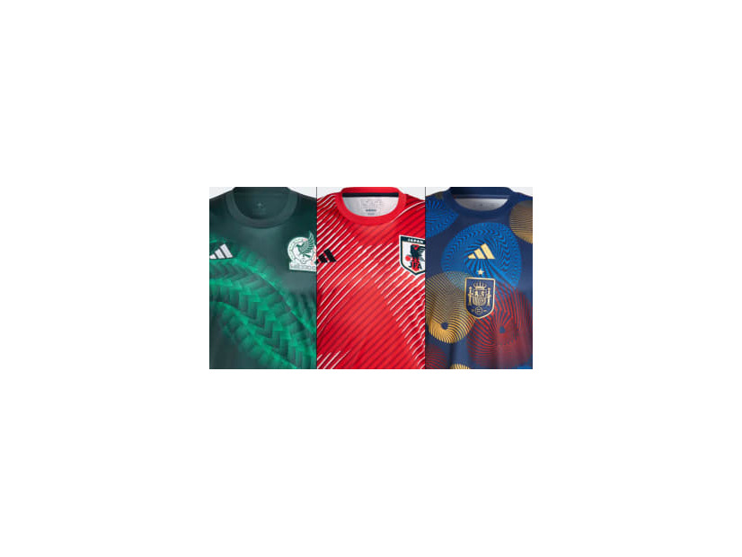 カタールW杯を彩るウェア！出場各国のadidas新作「プレマッチ・ジャージ」7選