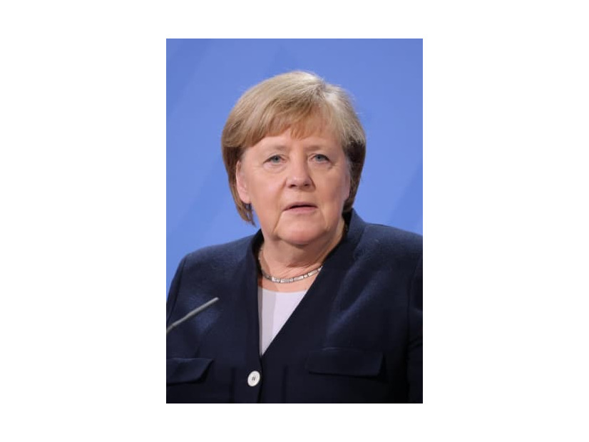 ドイツのメルケル前首相（ゲッティ＝共同）