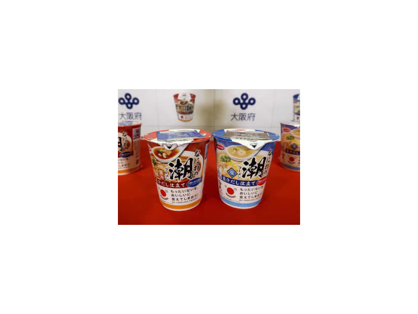 エースコックが発売した、大阪湾の「未利用魚」を活用したカップ麺