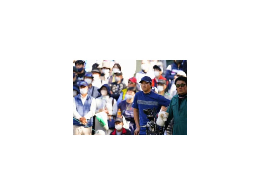 4連続バーディ発進の石川遼　トップタイで後半に入っている（撮影：上山敬太)