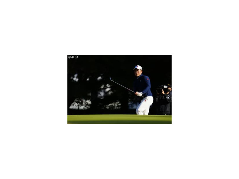 プロ初優勝をかけて最終日に臨む蝉川泰果（撮影：上山敬太)