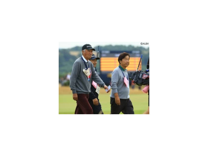 新型コロナウイルス陽性となった青木功会長（写真は全英オープン）（撮影：福田文平)