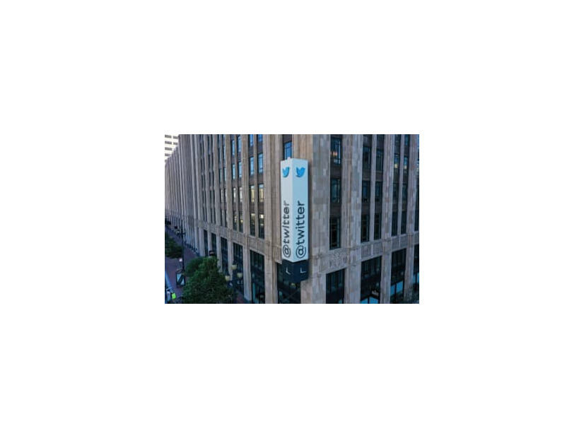 ツイッターの本社＝18日、米サンフランシスコ（ゲッティ＝共同）