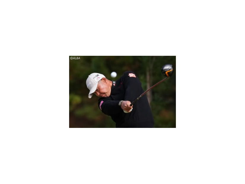 日本代表のジャイアントキリングで昂り　谷原秀人が上位戦線をキープした（撮影：米山聡明)