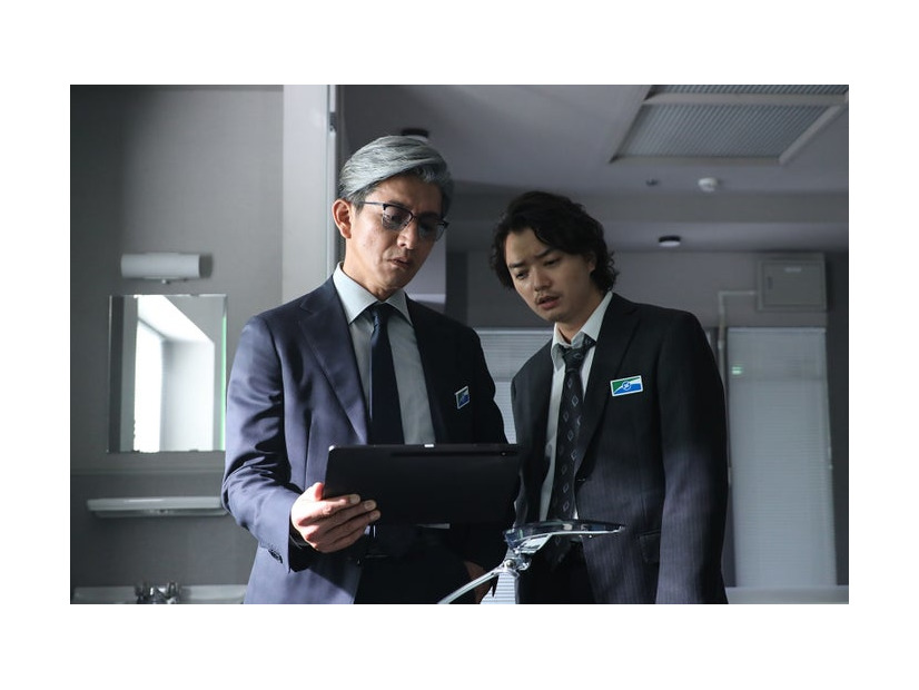 木村拓哉、染谷将太「風間公親－教場0－」第10話より（C）フジテレビ