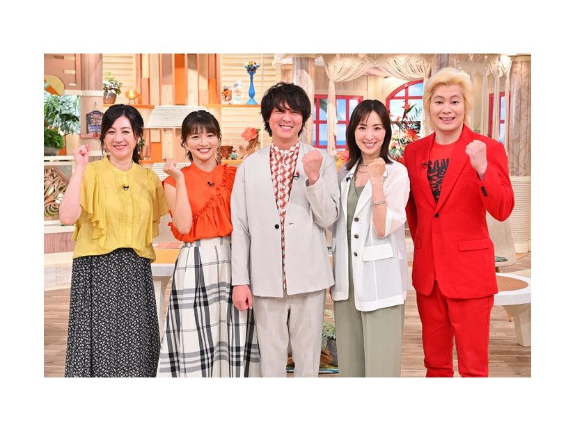 野々村友紀子、清水麻椰アナウンサー、丸山隆平、真飛聖、カズレーザー（C）MBS