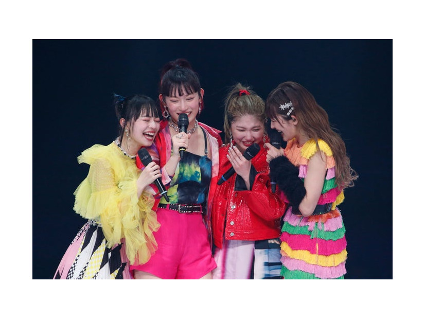 上國料萌衣、佐々木莉佳子、竹内朱莉、川村文乃「ANGERME CONCERT 2023 BIG LOVE 竹内朱莉 FINAL LIVE アンジュルムより愛をこめて」（提供写真）