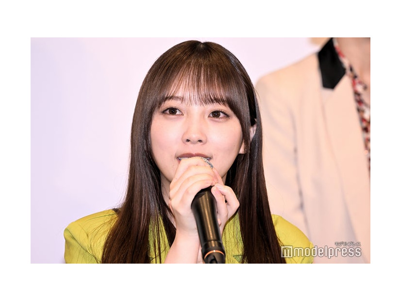 「量産型リコ -もう1人のプラモ女子の人生組み立て記-」記者会見に出席した与田祐希（C）モデルプレス