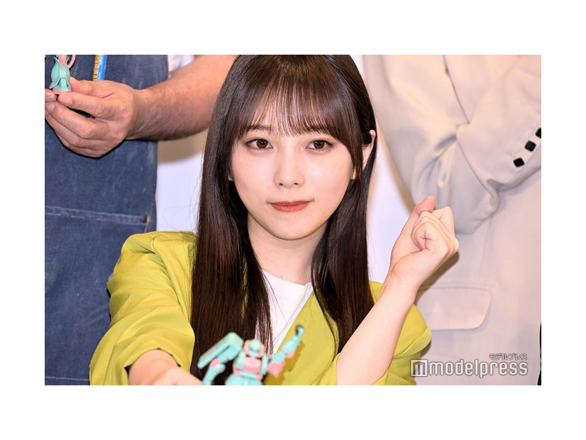 「量産型リコ -もう1人のプラモ女子の人生組み立て記-」記者会見に出席した与田祐希（C）モデルプレス