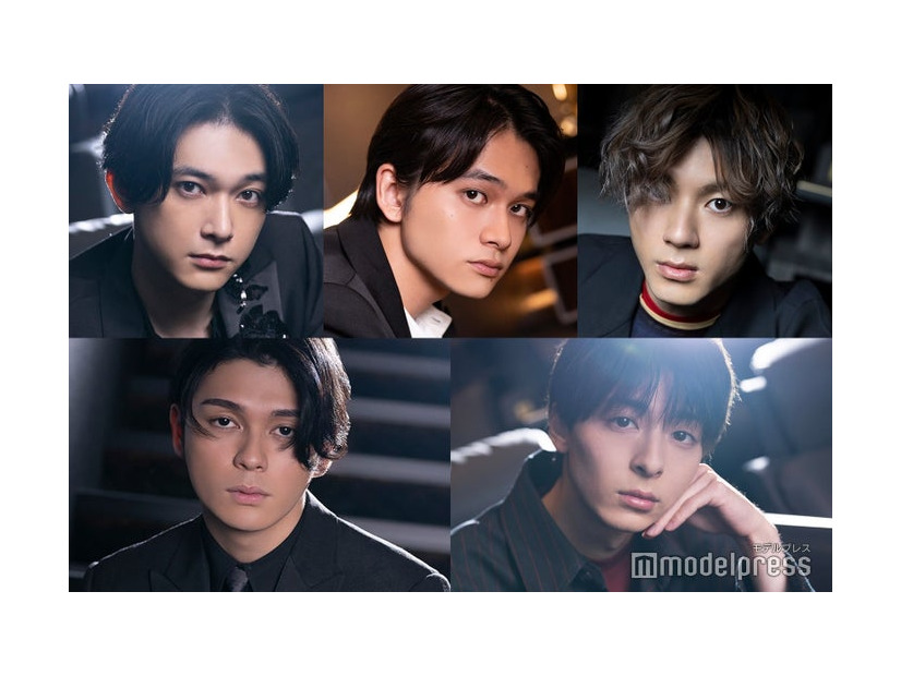 （左上から時計回りに）吉沢亮、北村匠海、山田裕貴、高杉真宙、眞栄田郷敦（C）モデルプレス
