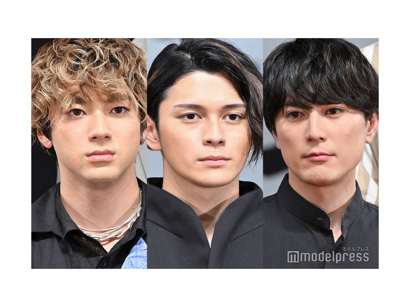 山田裕貴、眞栄田郷敦、間宮祥太朗 （C）モデルプレス