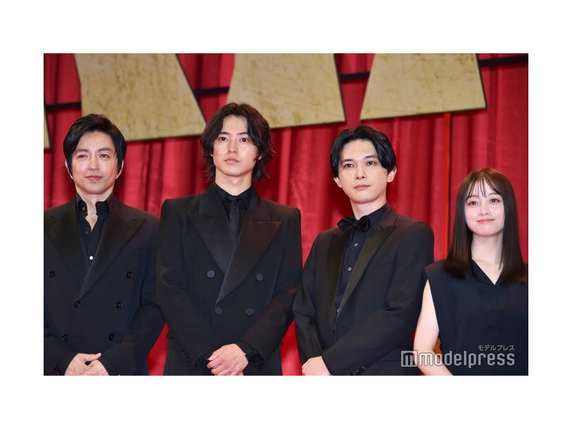 「キングダム 運命の炎」ワールドプレミアイベントに出席した大沢たかお、山崎賢人、吉沢亮、橋本環奈（C）モデルプレス