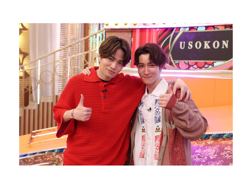 菊池風磨、渡辺翔太（C）フジテレビ