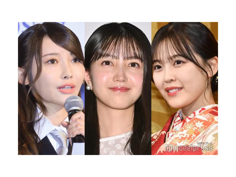 黒見明香、久保史緒里、柴田柚菜（C）モデルプレス