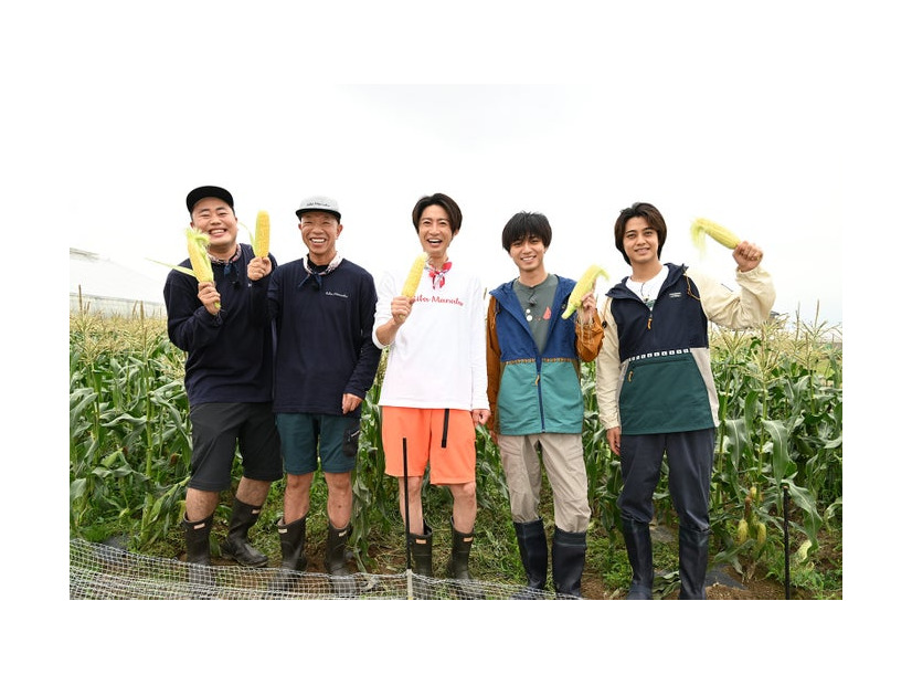 岡部大、小峠英二、相葉雅紀、永瀬廉、高橋海人（C）テレビ朝日