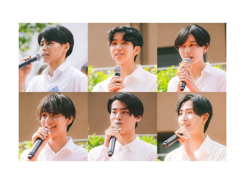 （上段左から）吉川来希、佐藤元大、五味輝／（下段左から）久保薗春希、曽我舜、四元貴也（提供写真）