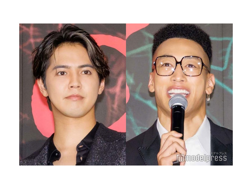 映画『ミンナのウタ』完成披露試写会に出席した片寄涼太、関口メンディー（C）モデルプレス