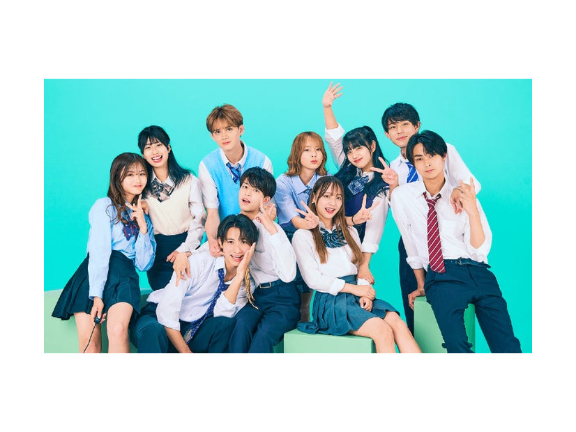 （上段左から時計回りに）のあ、ゆづき、しょう、まう、れい、さつき、みひろ、わか、てる、はなみち「今日、好きになりました。-夏休み編2023-」（C）AbemaTV, Inc.
