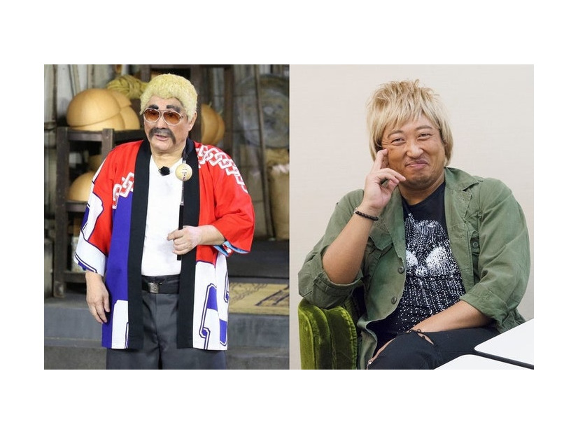 （左から）火薬田ドン、唐沢佐吉（C）フジテレビ／（C）クリエイターズ・ファイル