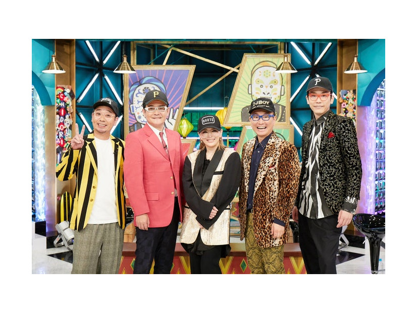 大悟、ノブ、浜崎あゆみ、山内健司、濱家隆一（C）日本テレビ