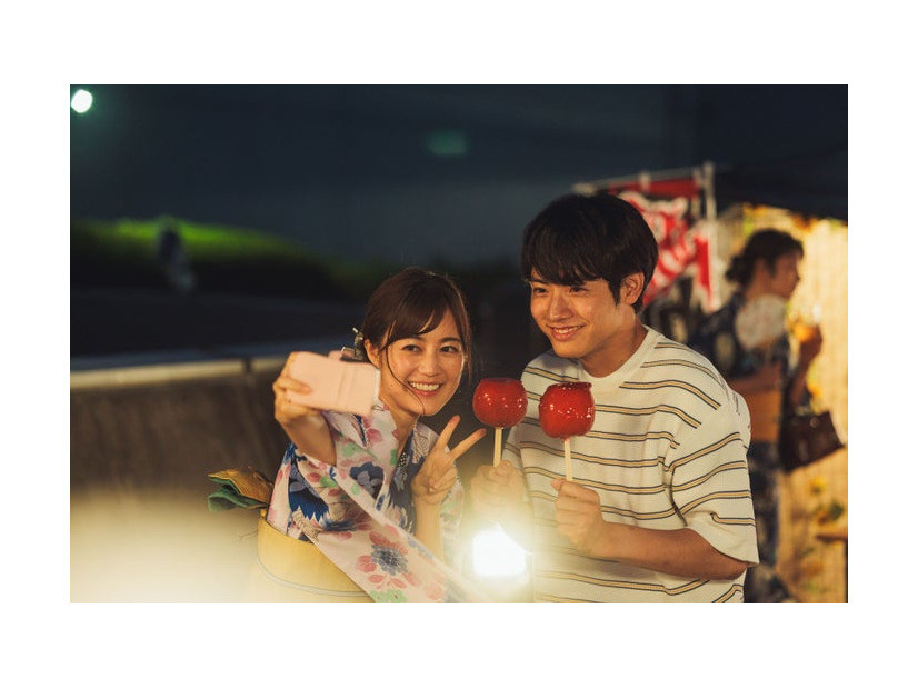 生田絵梨花、赤楚衛二「こっち向いてよ向井くん」第3話より（C）日本テレビ