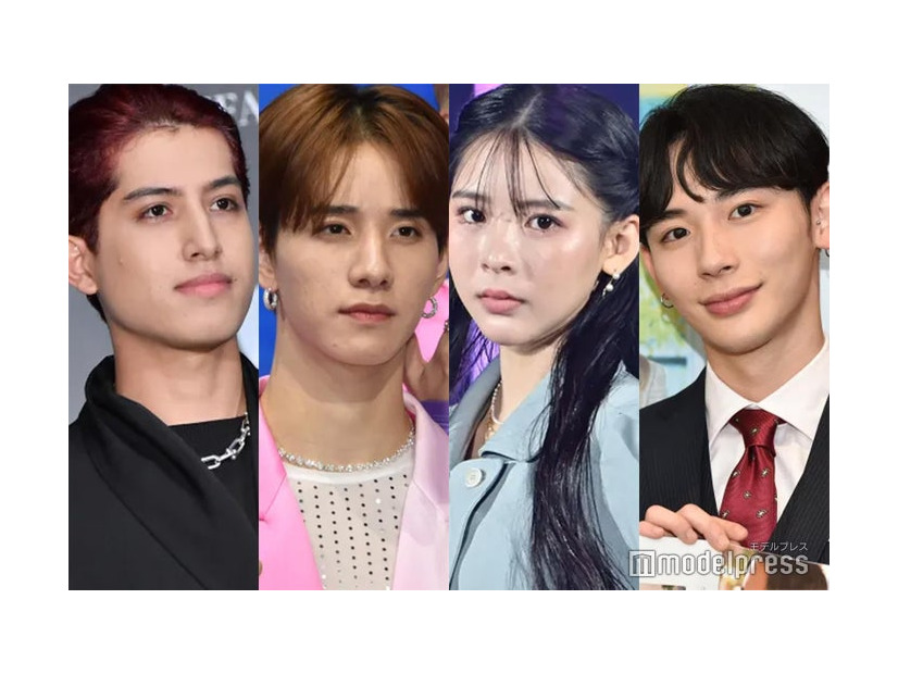 （左から）kemio、佐藤景瑚、ミチ、よしあき（C）モデルプレス