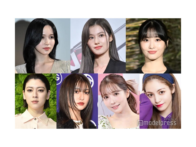 （上段左から）ミナ、サナ、モモ（下段左から）三吉彩花、吉川愛、三上悠亜、楓（C）モデルプレス