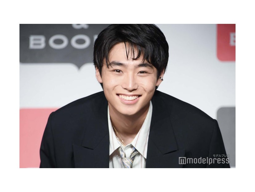 「record」発売記念イベントの取材会に出席した八村倫太郎（C）モデルプレス