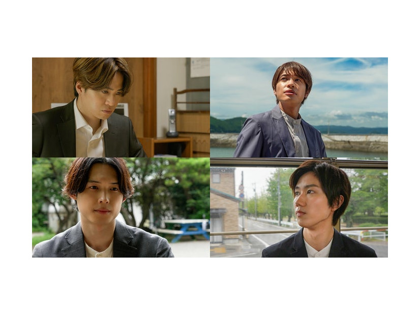 （左上時計回り）菊池風磨、中間淳太、阿部亮平、松村北斗（C）テレビ朝日
