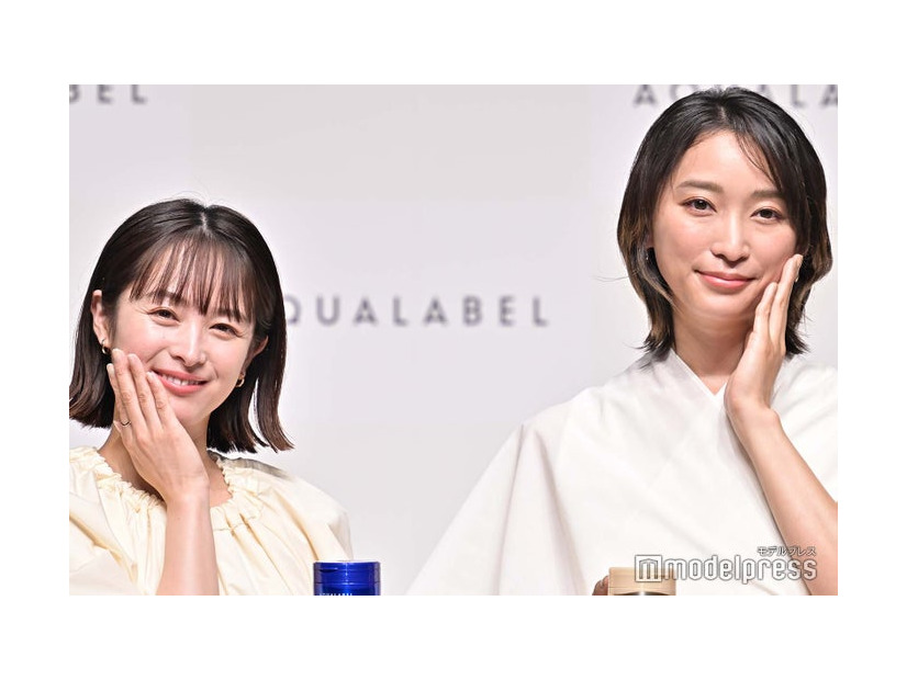 スキンケアブランド商品発表会に出席清野菜名、杏（C）モデルプレス