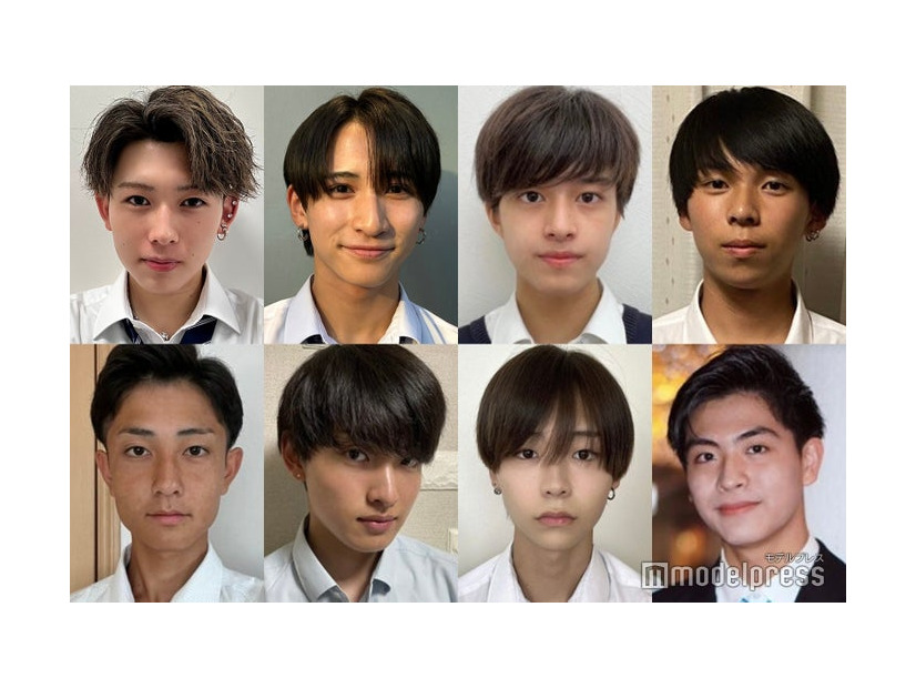 「男子高生ミスターコン2023」関西エリア候補者（一部）