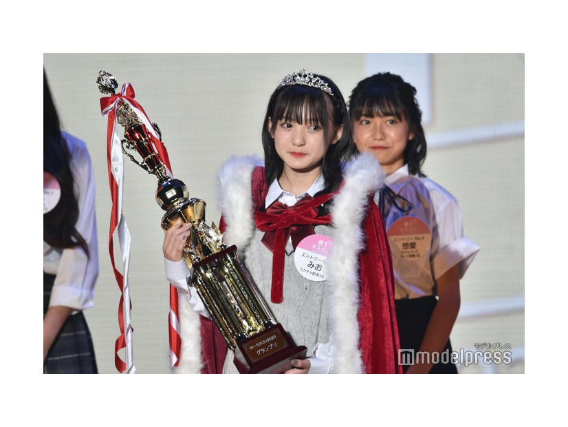 「中一ミスコン2023」グランプリを受賞したみおさん（C）モデルプレス