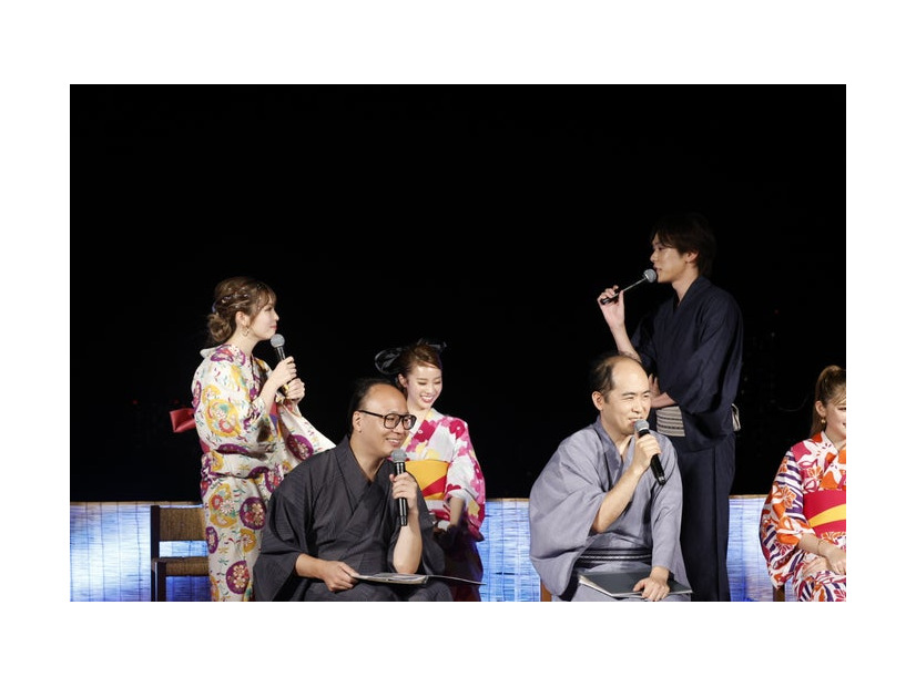 ゆいちゃみ、内藤秀一郎（C）SDGs EDOGAWA ONLINE HANABI FESTIBAL supported by TGC