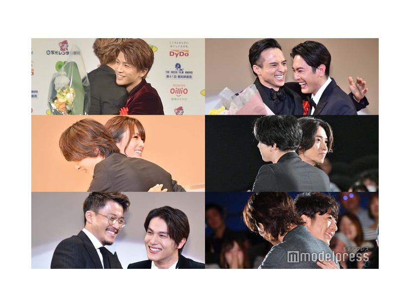 （上段）登坂広臣＆岩田剛典、満島真之介＆間宮祥太朗（中段）深田恭子＆横浜流星、山崎賢人＆吉沢亮（下段）小栗旬＆中川大志、高橋一生＆佐藤健（C）モデルプレス