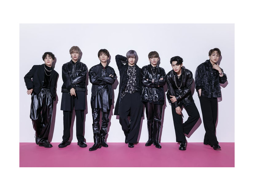 IMP.（左から）椿泰我、松井奏、鈴木大河、佐藤新、基俊介、影山拓也、横原悠毅（C）TOBE Co., Ltd.