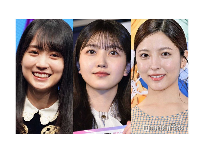 賀喜遥香、久保史緒里、 早川聖来（C）モデルプレス