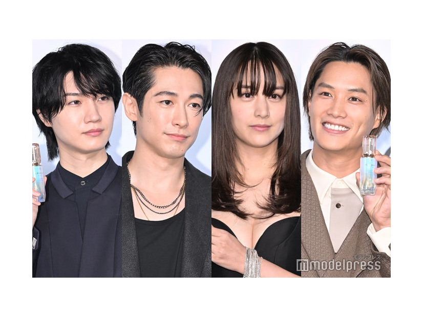 （左から）桜田通、ディーン・フジオカ、山本美月、鈴木伸之（C）モデルプレス