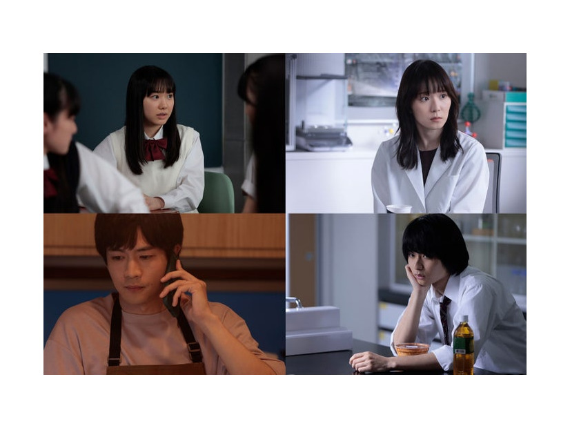 （上段左から）芦田愛菜、松岡茉優（下段左から）松下洸平、奥平大兼「最高の教師 1年後、私は生徒に■された」第5話より（C）日本テレビ