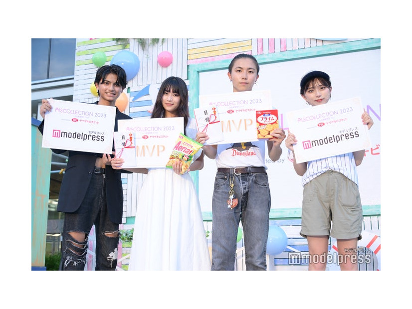 レキムニャット アンさん、杉山緋那さん、古瀧颯さん、小西莉々栞さん（C）モデルプレス