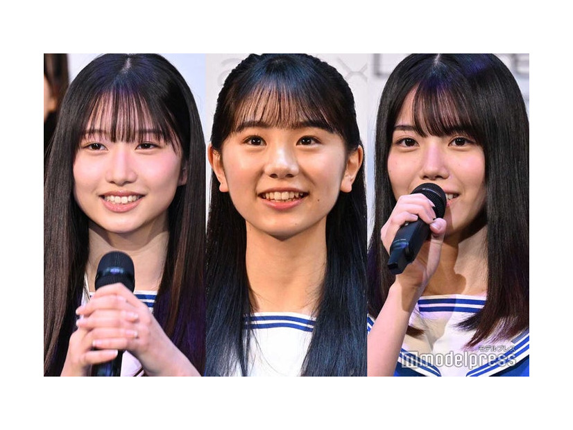 早崎すずき、塩釜菜那、伊藤ゆず（C）モデルプレス